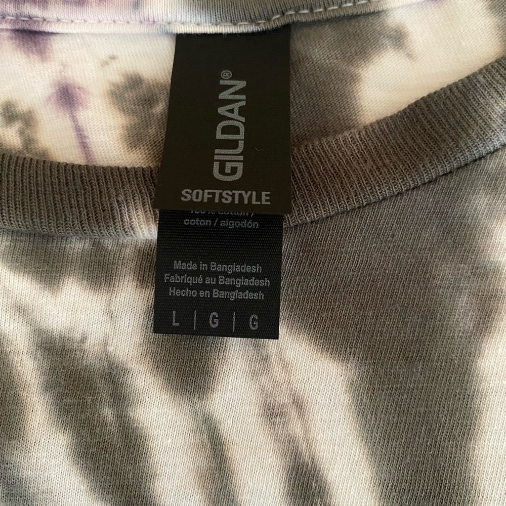 Camo NEW Unisex GILDAN Large Soft Style Tie-Dye Spiral Green Brown T-Shirt - Picture 8 of 10
